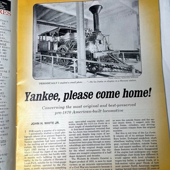 Trains Magazine of Railroading September 1984 u Tourist and Tonnage - Picture 5 of 6